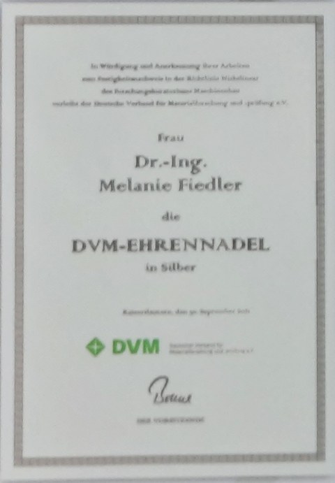 DVM-Urkunde