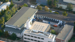 Luftbild der des Gebäudekomplexes Marschnerstraße 30