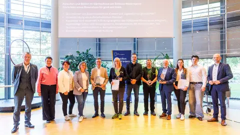 Gewinner der Förderpreise der Stiftung Lausitzer Braunkohle.