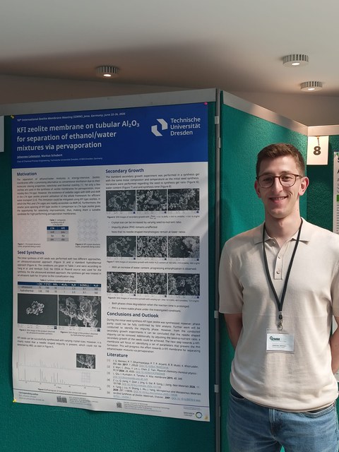 Posterpräsentation von Johannes Lehmann auf dem IZMM 2026