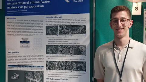 Posterpräsentation von Johannes Lehmann auf dem IZMM 2026
