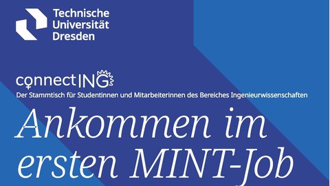 Werbeplakat für den Stammtisch connectING