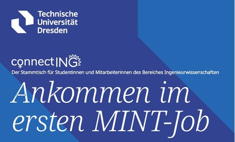 Werbeplakat für den Stammtisch connectING