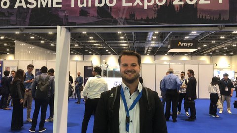 Luis Wunder bei der TurboExpo 2024 in London