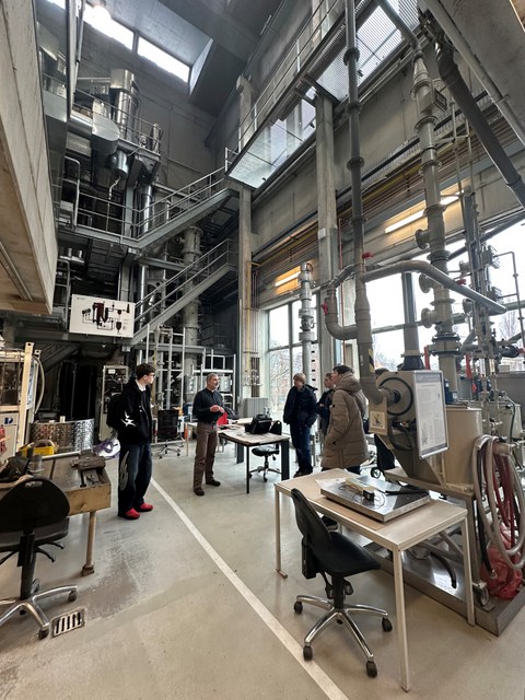 Die Besuchergruppe im ZET