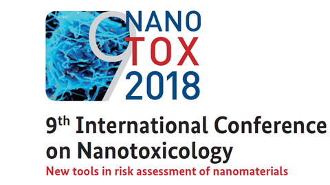 Logo der International Conference on Nanotoxicology 2018