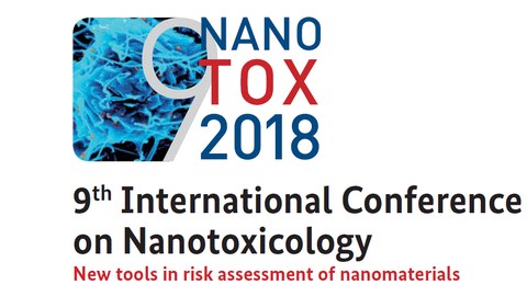Logo der International Conference on Nanotoxicology 2018