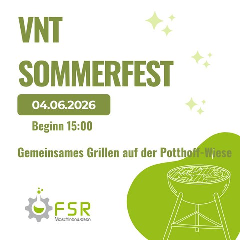 Einladung zum VNT-Sommerfest am 04.06.2026, 15 Uhr, mit gemeinsamen Grillen auf der Potthoff-Wiese 