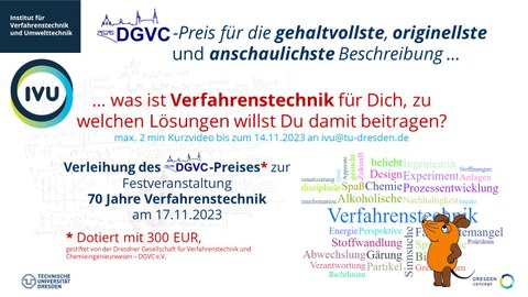 DGVC-Preise: Was ist Verfahrenstechnik