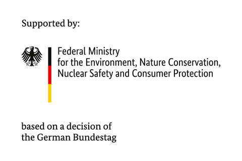 Logo of the BMUV including funding reference