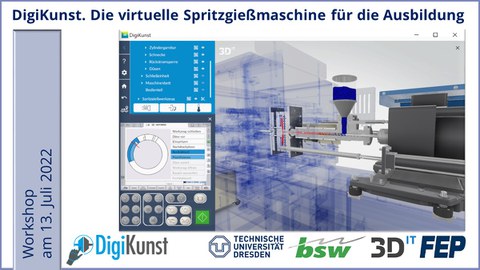Digikunst. Die virtuelle Spritzgießmaschine für die Ausbildung