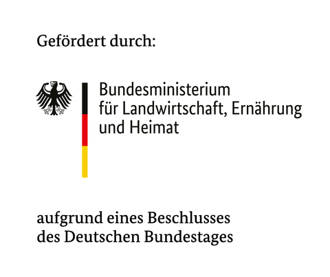Förderlogo Bundesministerium für Landwirtschaft, Ernährung und Heimat.