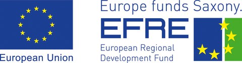 Logos of the European Union and the ERDF development fund.