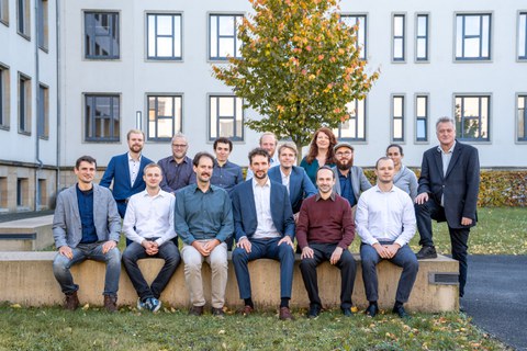 Shot of a group of scientists belonging to the Lightweight Design-Expert Group.