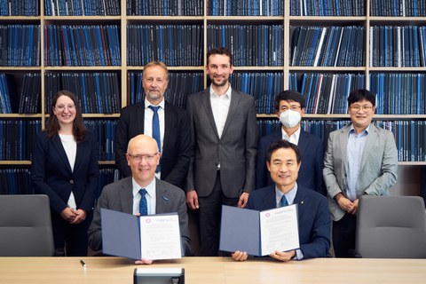 MoU zwischen ILK und JBNU, Korea. 10. August 2022