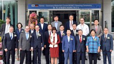 Gründung von Korea-Germany Materials Center (KGMC). 2017, Changwon