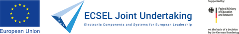 Fundinglogos EU, ECSEL Joint Undertaking and BMBF