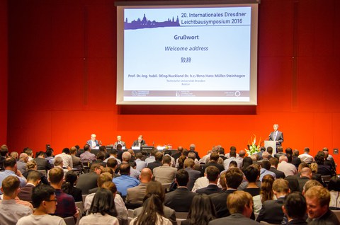 Impressionen vom 20. Internationalen Dresdner Leichtbausymposium.