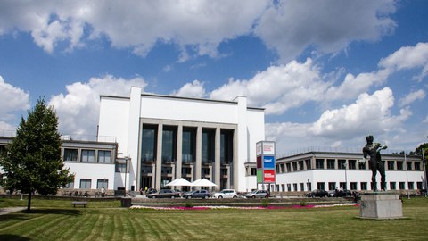 Außenaufnahme des Deutschen Hygiene-Museums Dresden.