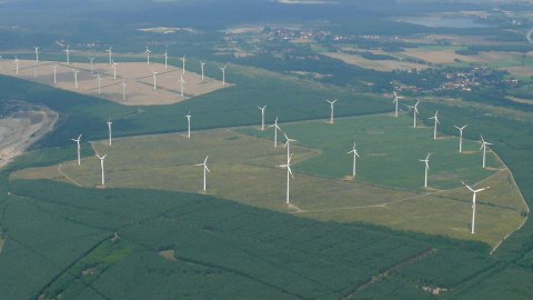 Windpark in der Niederlausitz