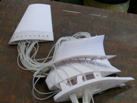 Winglet mit Übergang und Druckmessstellen