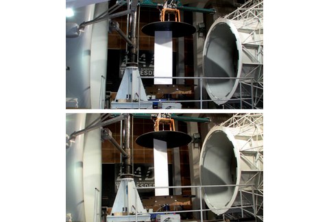 Pressure distribution measurement on the smooth wing at angles of attack from -15° to +30°