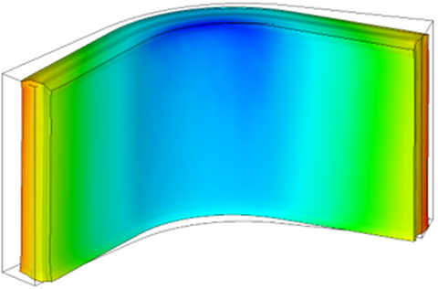 FE-Simulation des Spring-In-Verhaltens eines Faserverbundbauteils