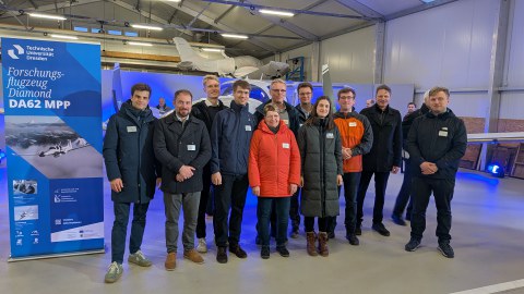 Mitarbeiter der Professur für Luftfahrzeugtechnik