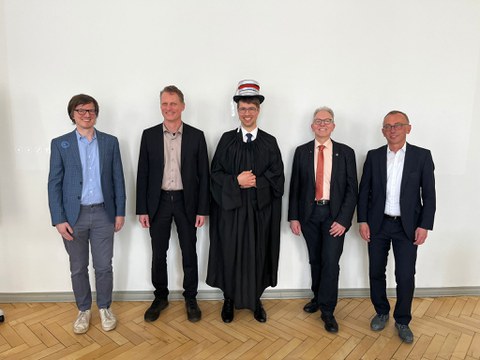 Die Promotionskommission bei der Promotionsverteidigung von Michael Mauersberger