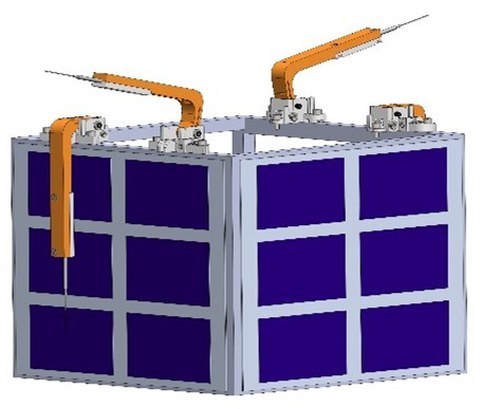 Langmuir Probes Satellite