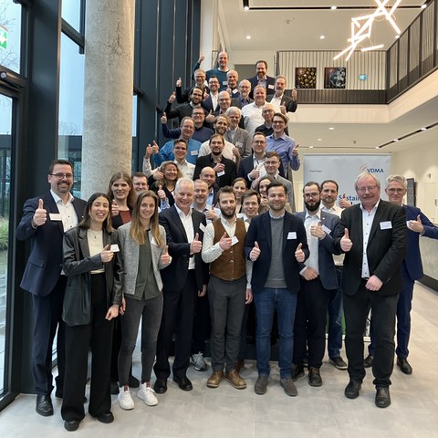 The Fluid 4.0 consortium at the kick-off on 07.02.2024 at the VDMA in Frankfurt a.M.