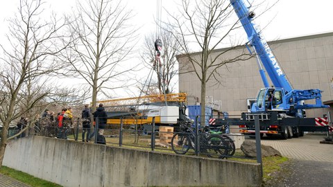 Unser neuer Forschungskran