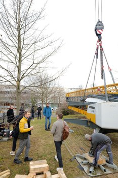 Unser neuer Forschungskran