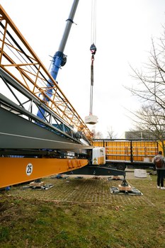 Unser neuer Forschungskran
