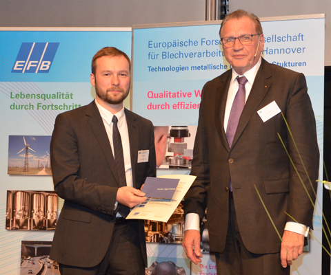 Auszeichnung von Dipl.-Ing. C. Schenke mit dem EFB-Projektpreis 2017 