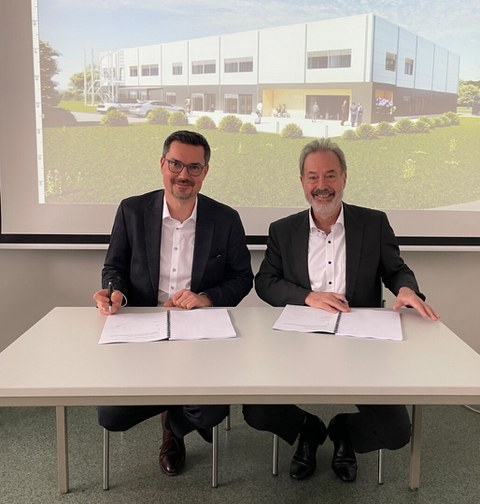 Unterzeichnung des Bauvertrags