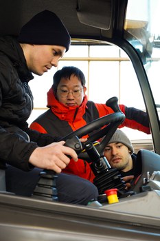 Erste Baumaschine im Fuhrpark des CFLab