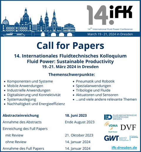 Call for Papers zum 14. IFK 2024