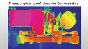 Thermografische Aufnahme eines Demostrators