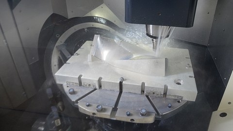 Fraesmaschine Arbeitsraum 3D