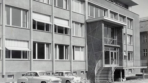 Kutzbach-Bau Eingang 1962