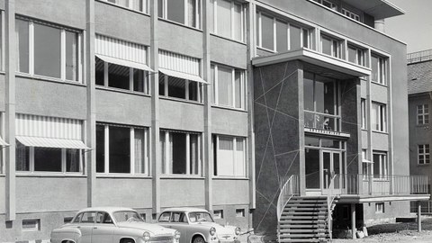 Kutzbach-Bau Eingang 1962