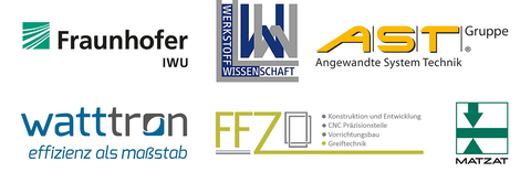 6 Logos von Partnerfirmen