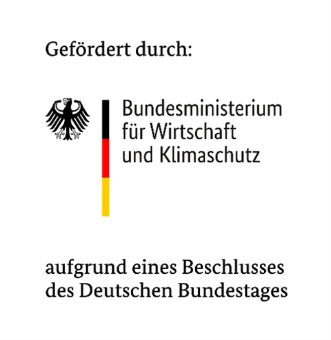 Logo des Projektförderers: Bundesministerium für Wirtschaft und Klimaschutz