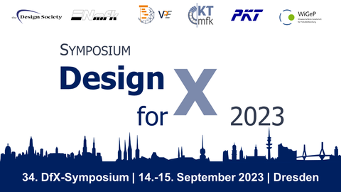 Image for the 34th DfX Symposium on 14 and 15 September 2023 in Dresden