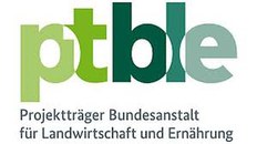 Logo ptble in grünen Buchstaben