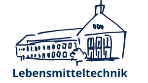 Logo Lebensmitteltechnik mit Haus und Professurenbezeichnung