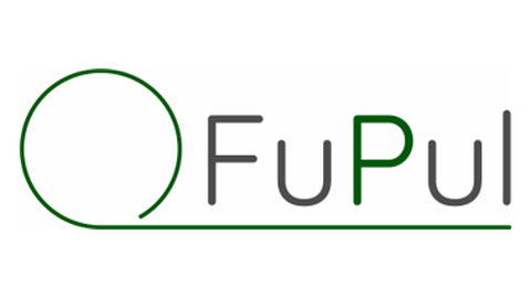 Das Bild zeigt das Logo des Projektes - den Schriftzug "FuPul" mit einem Kreis