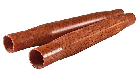 Lignobraid | Hohlprofil aus maschinell geflochtenen Furnierbändern