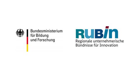 Förderlogo des Bundesministeriums für Bildung und Forschung, Förderung Rubin